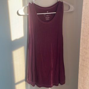 A&F Soft & Sexy Burgundy Tank